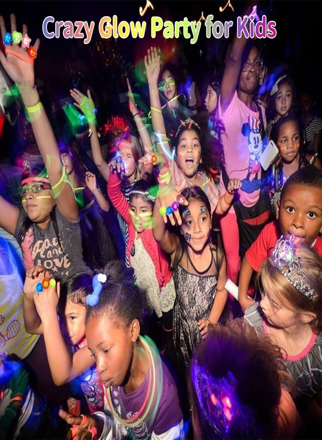Ynanimery 65 Pack Light Up Rings Glow in The Dark Party Supplies, Glow Rings Bulk Party Favors for Kids Adults, LED Colorful Rubber Ring Surprise Gifts for Birthday Christmas Halloween Party Decorations - Image 5